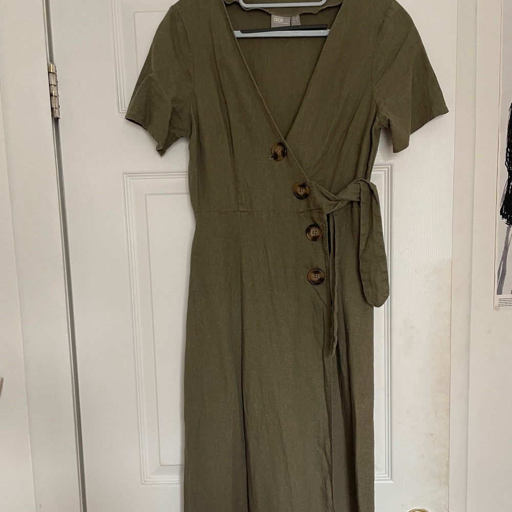 Midi wrap dress